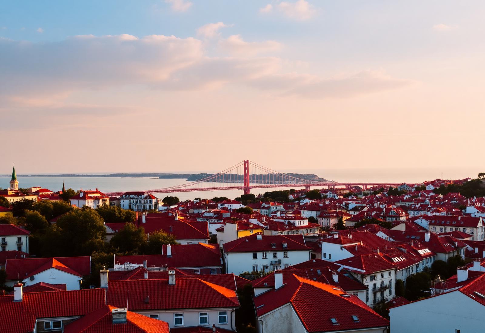 Lisbon at sunset